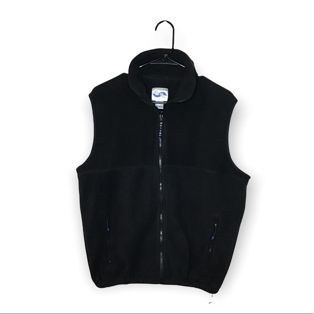 Ski Tek black zip up vest